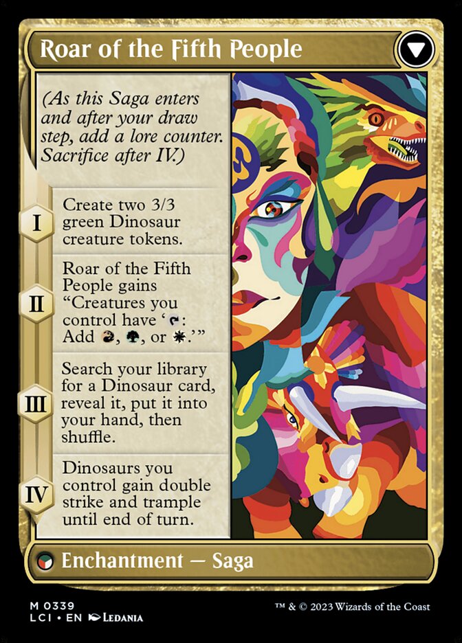 Huatli, Poet of Unity // Roar of the Fifth People - Borderless