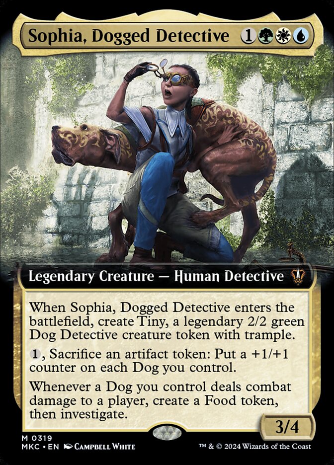 Sophia, Dogged Detective - Extended Art