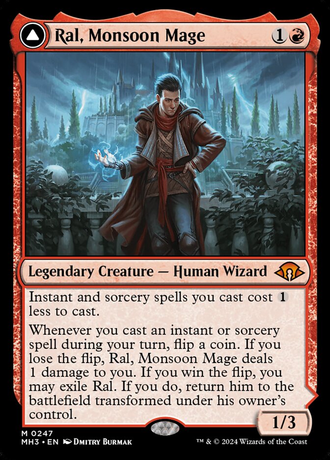 Ral, Monsoon Mage // Ral, Leyline Prodigy - Foil