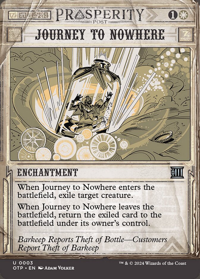 Journey to Nowhere - Prosperity