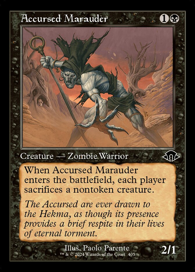 Accursed Marauder - Retro Frame - Foil