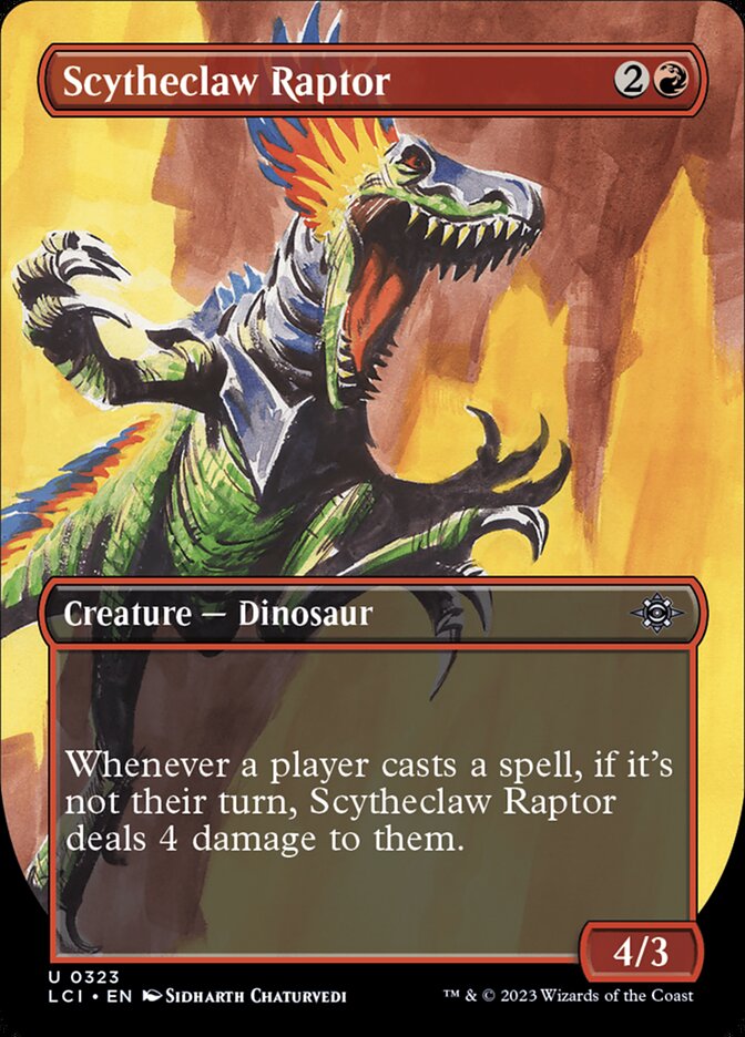 Scytheclaw Raptor - Borderless - Foil
