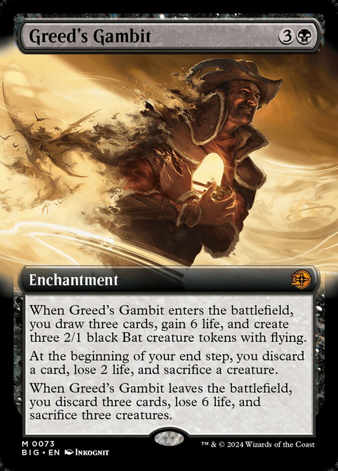 Greed's Gambit - Extended Art