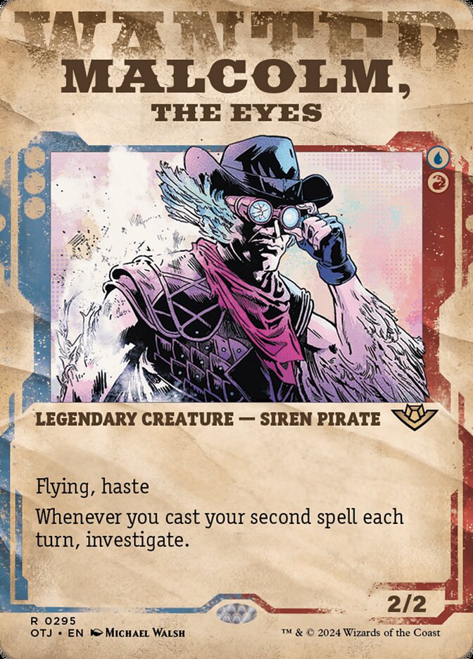 Malcolm, the Eyes - Wanted Poster - Foil