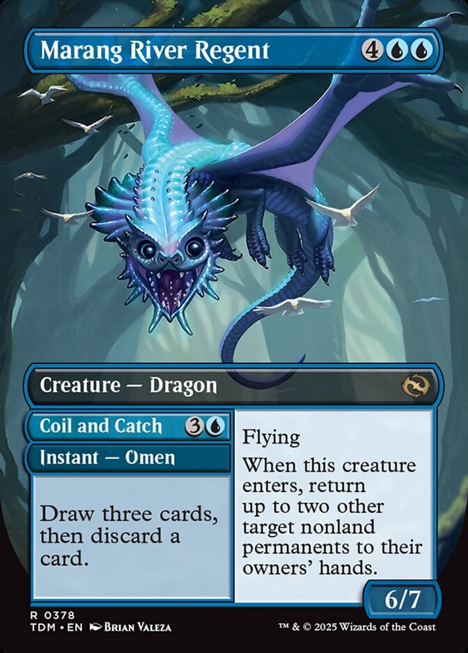 Marang River Regent // Coil and Catch // Marang River Regent - Borderless Reversible Dragons