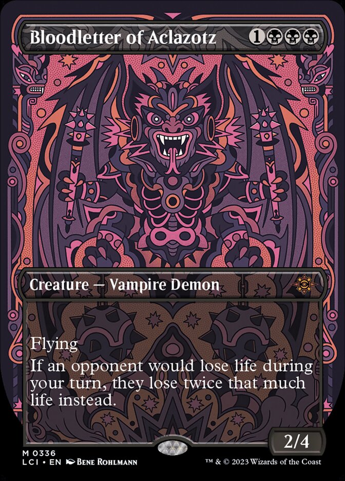 Bloodletter of Aclazotz - Borderless - Foil