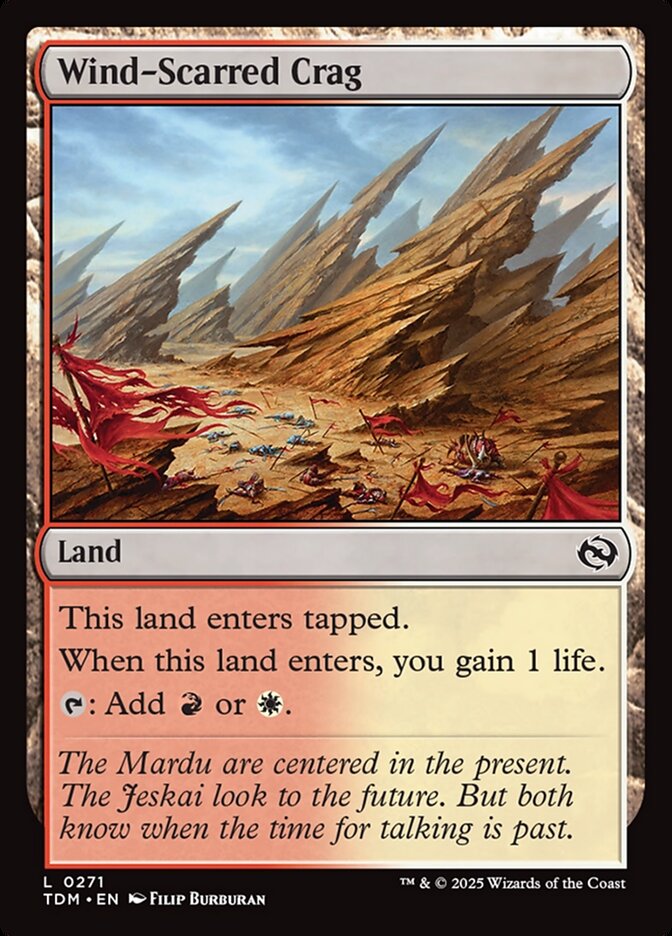 Wind-Scarred Crag - Foil
