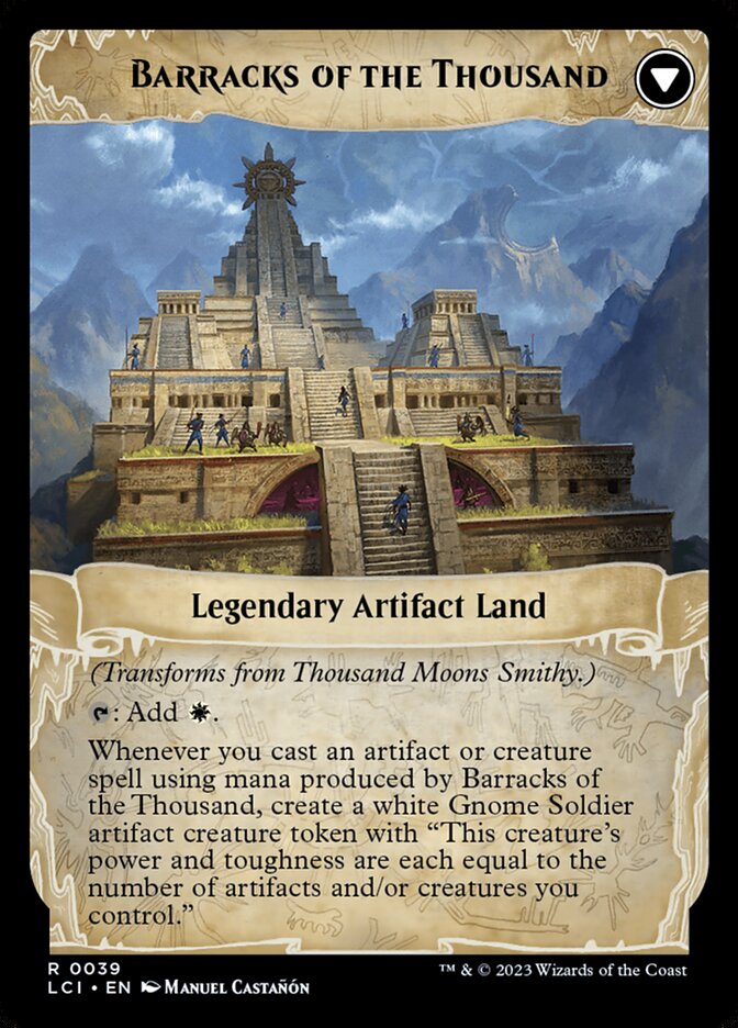 Thousand Moons Smithy // Barracks of the Thousand - Foil