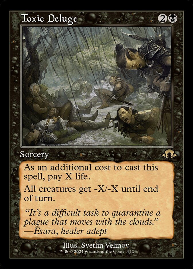 Toxic Deluge - Retro Frame - Foil