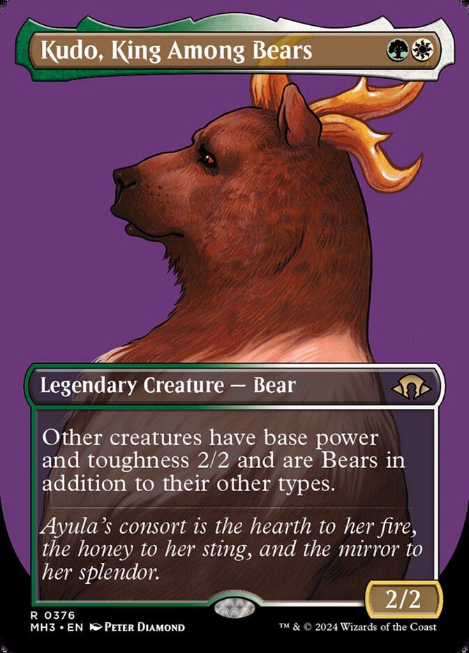 Kudo, King Among Bears - Borderless - Foil