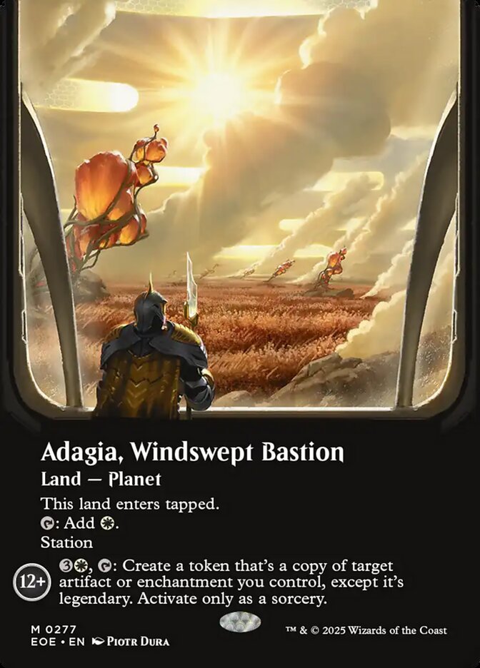 Adagia, Windswept Bastion - Borderless - Foil