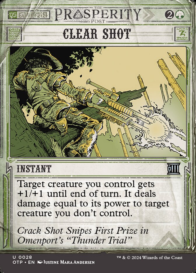 Clear Shot - Prosperity - Foil