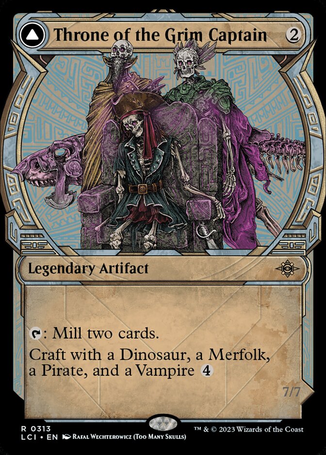 Throne of the Grim Captain // The Grim Captain - Showcase - Foil