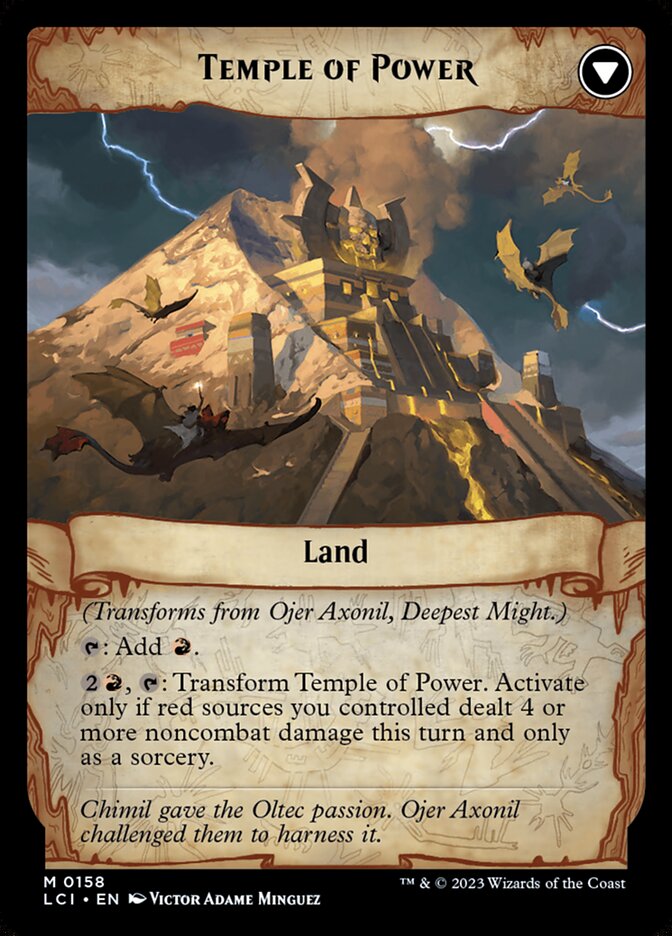 Ojer Axonil, Deepest Might // Temple of Power - Foil