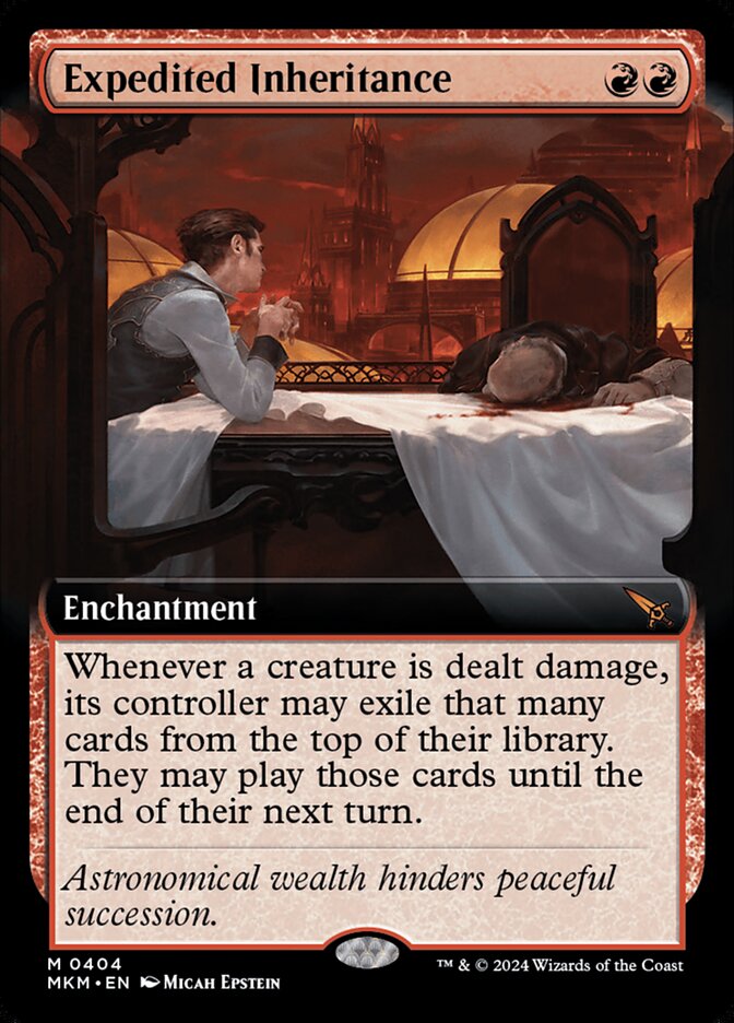 Expedited Inheritance - Extended Art - Foil