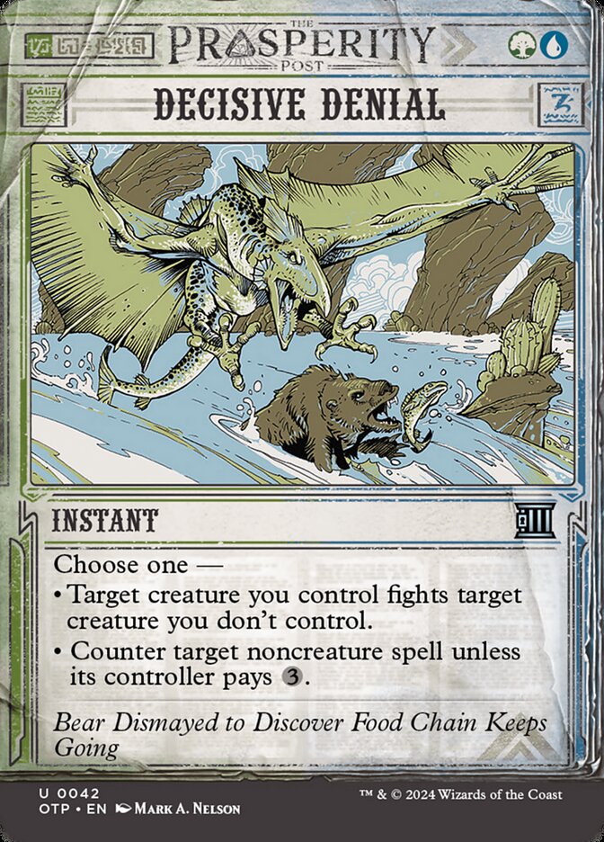 Decisive Denial - Prosperity - Foil