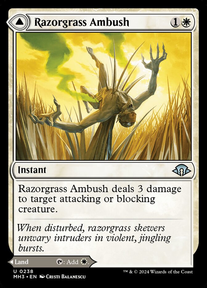 Razorgrass Ambush // Razorgrass Field - Foil