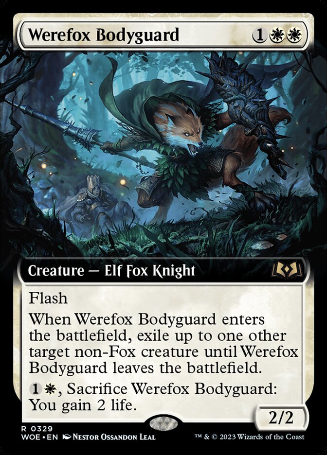 Werefox Bodyguard - Extended Art - Foil