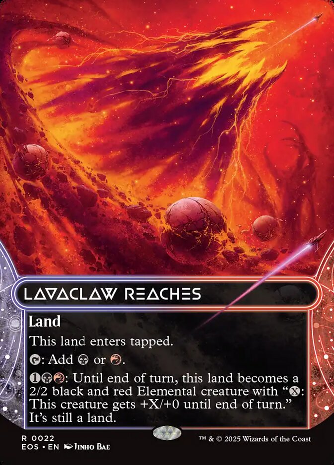 Lavaclaw Reaches - Borderless - Foil