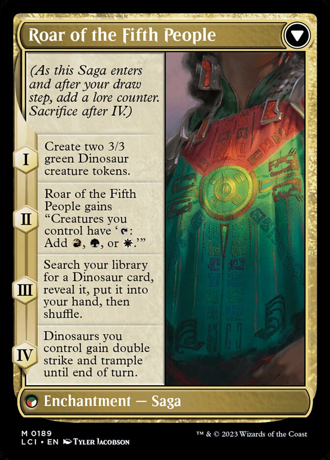 Huatli, Poet of Unity // Roar of the Fifth People - Foil