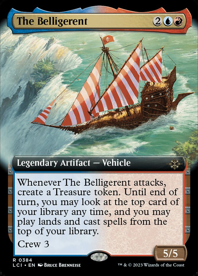 The Belligerent - Extended Art - Foil