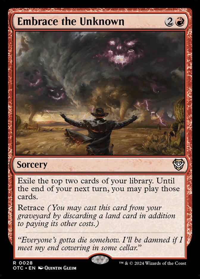 Embrace the Unknown - Foil