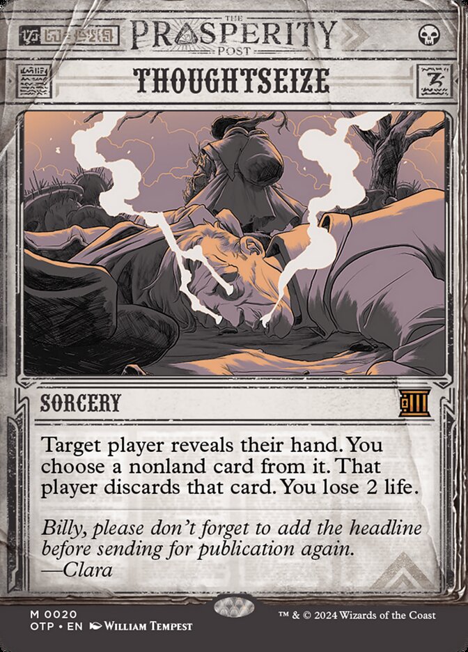 Thoughtseize - Prosperity - Foil
