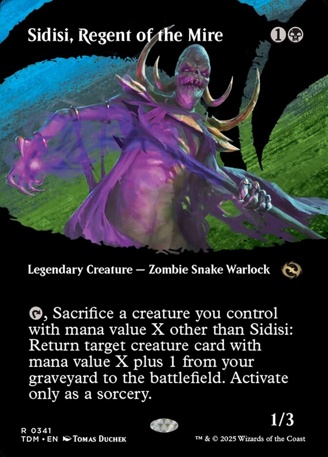 Sidisi, Regent of the Mire - Borderless Clan Showcase - Foil