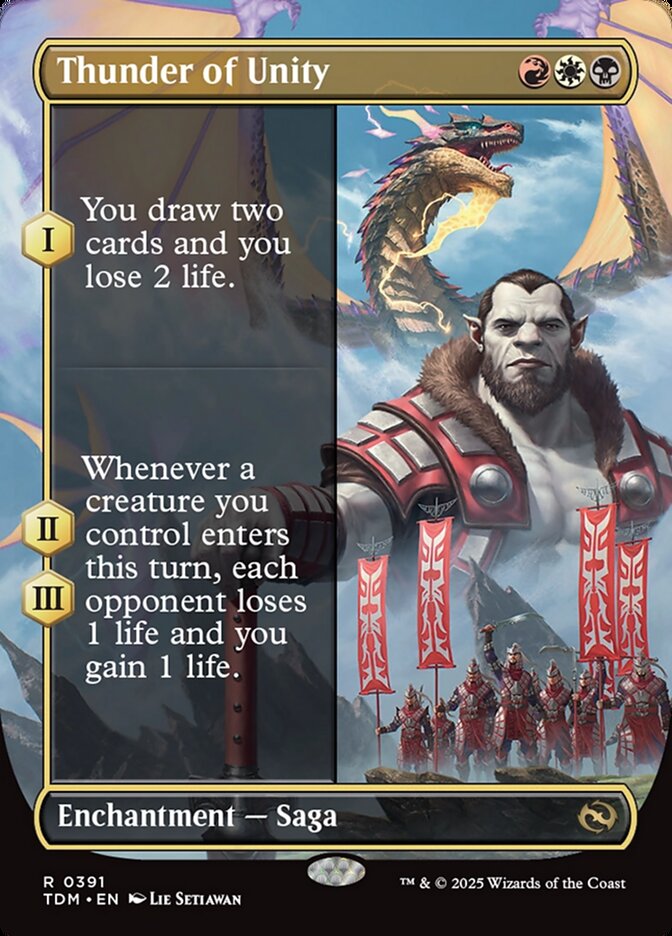 Thunder of Unity - Borderless - Foil
