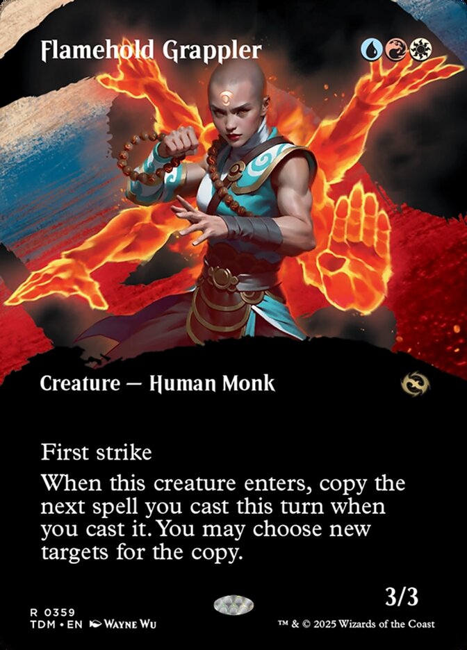 Flamehold Grappler - Borderless Clan Showcase - Foil