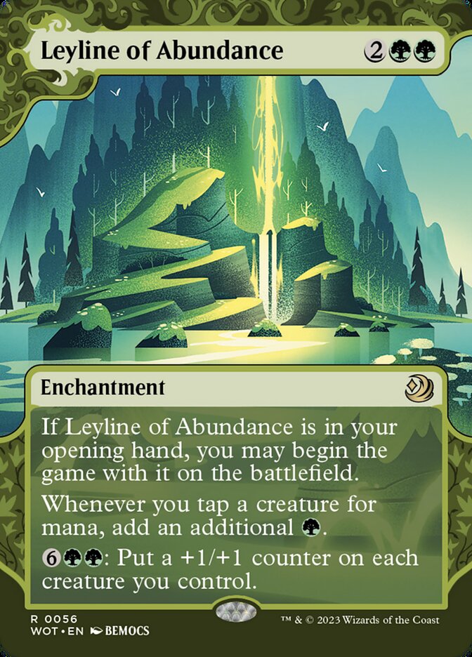 Leyline of Abundance - Borderless - Foil