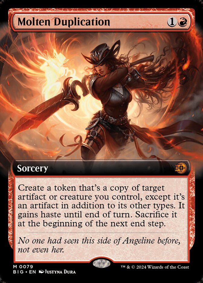 Molten Duplication - Extended Art - Foil
