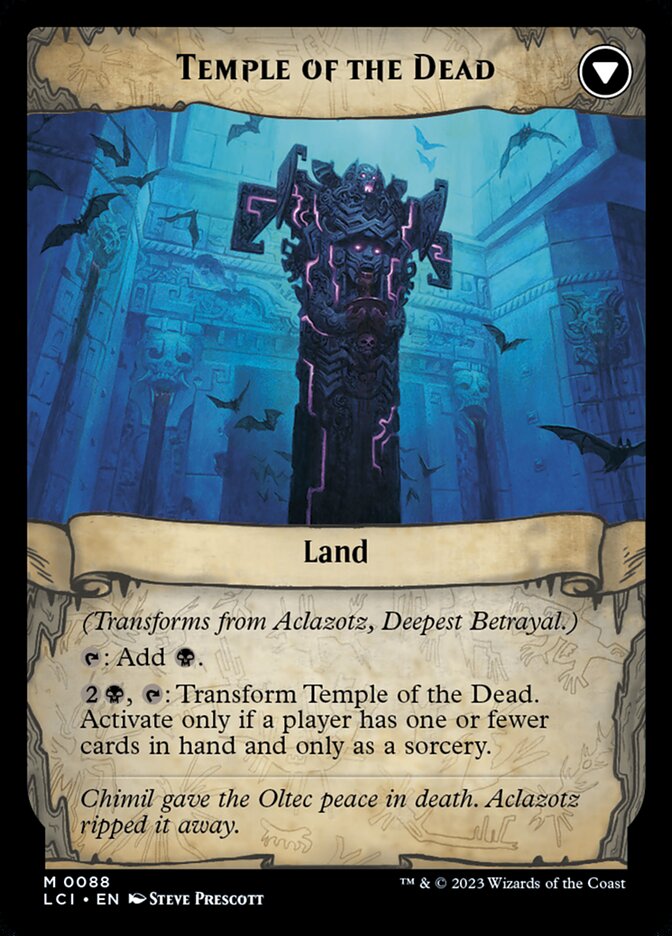 Aclazotz, Deepest Betrayal // Temple of the Dead - Foil