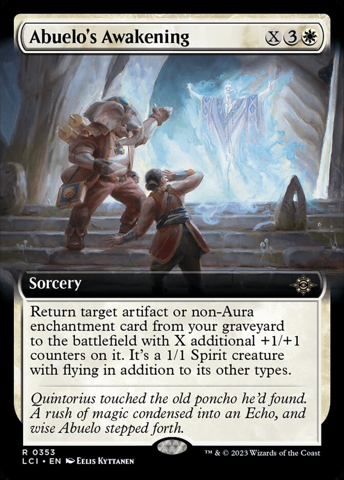 Abuelo's Awakening - Extended Art - Foil
