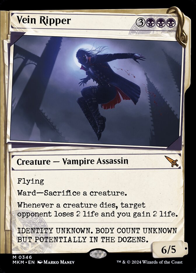 Vein Ripper - Dossier
