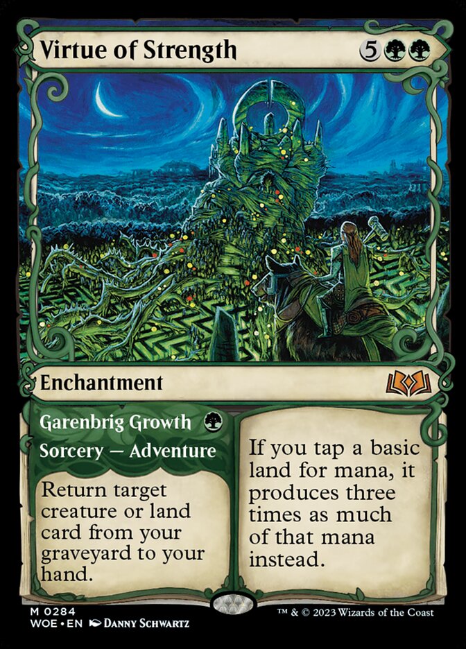 Virtue of Strength // Garenbrig Growth - Showcase - Foil