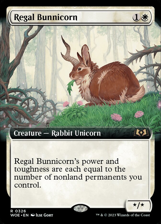 Regal Bunnicorn - Extended Art - Foil