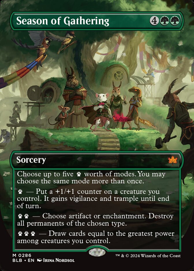 Season of Gathering - Borderless - Foil