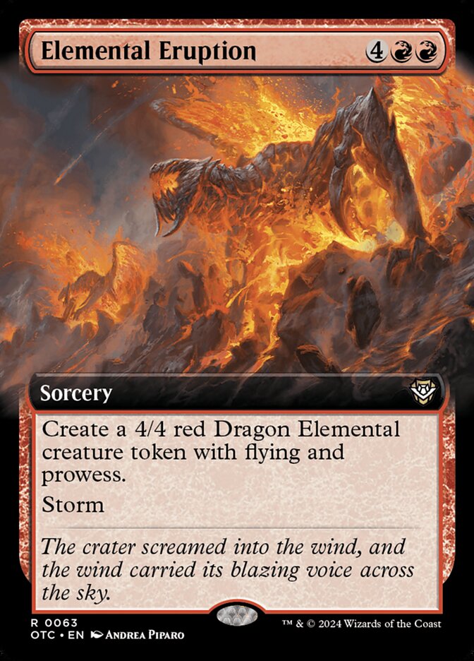 Elemental Eruption - Extended Art - Foil