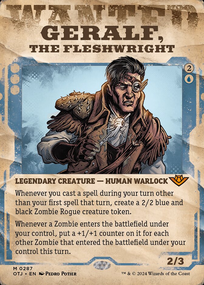 Geralf, the Fleshwright - Wanted Poster