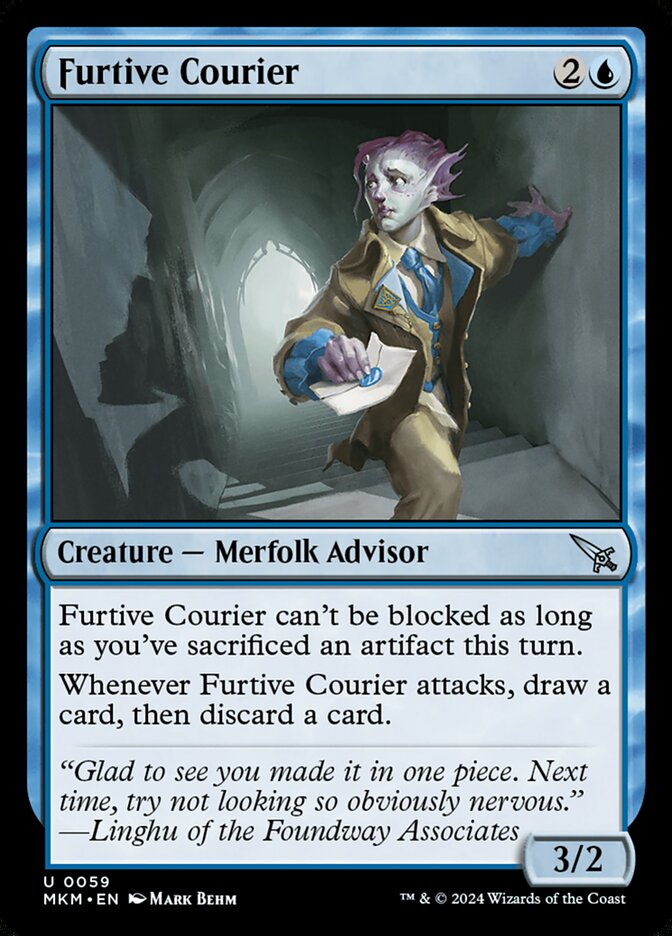 Furtive Courier - Foil