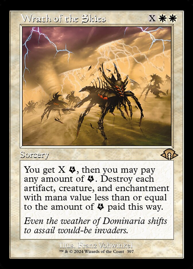 Wrath of the Skies - Retro Frame - Foil