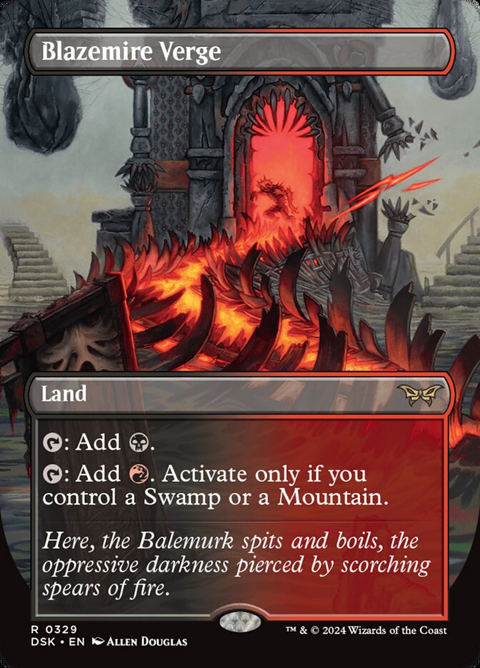 Blazemire Verge - Borderless - Foil