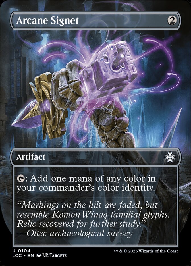 Arcane Signet - Borderless - Foil