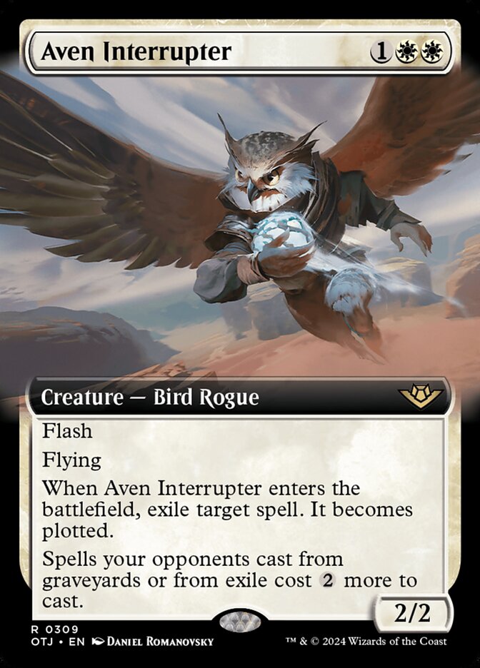 Aven Interrupter - Extended Art - Foil