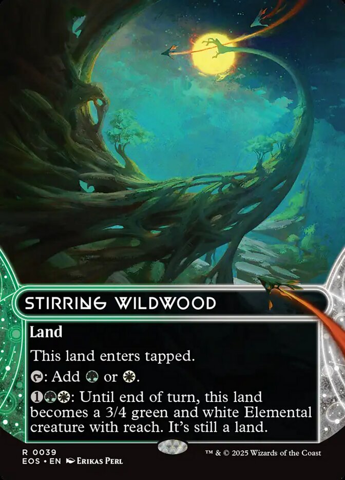 Stirring Wildwood - Borderless - Foil