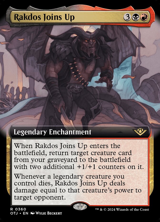 Rakdos Joins Up - Extended Art - Foil