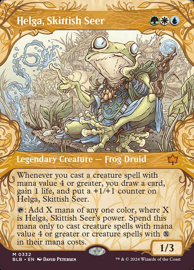 Helga, Skittish Seer - Foil