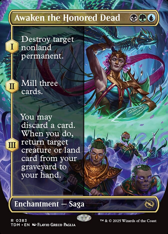 Awaken the Honored Dead - Borderless - Foil