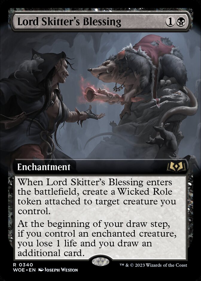 Lord Skitter's Blessing - Extended Art - Foil